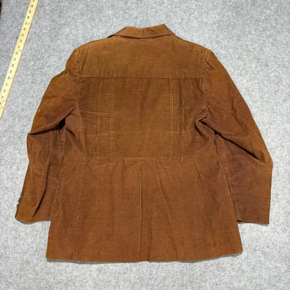 Vintage Levis Panatela Mens Brown Corduroy Blazer Western Sport Coat 70s 42 43